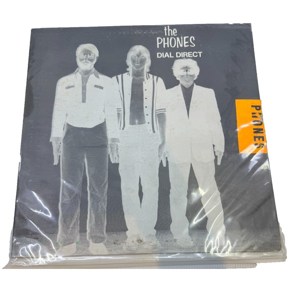 The Phones Dial‎ Direct LP 1980 PH 101 Private Press New Wave Vinyl